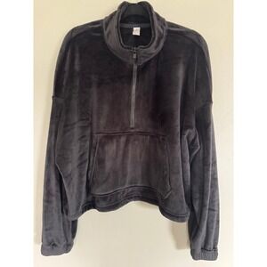 90 Degree‎ by Reflex Womens XXL Pullover Half Zip Fleece Sweatshirt Top
